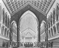 Scéna z opery, divadlo la Scala, 1817