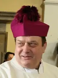 Kanovník Alexej Baláž při Misse Chrismatis v Litoměřicích 7. dubna 2009