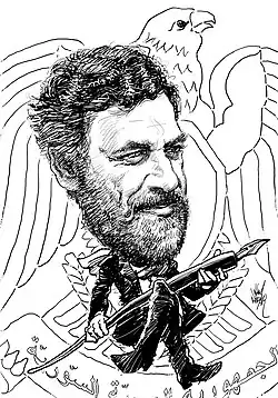 Ali Ferzat v karikatuře Michaela Netzera