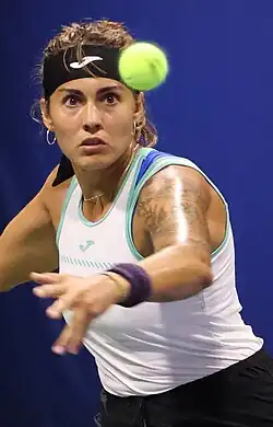 Aliona Bolsovová na US Open 2023