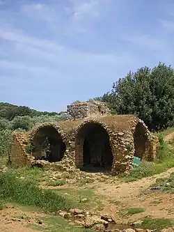 Ruiny starého mlýna při Nachal Calmon