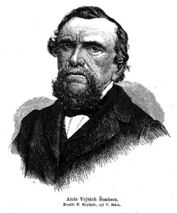 František Krišpín – Portrét Aloise Vojtěcha Šembery (1867)