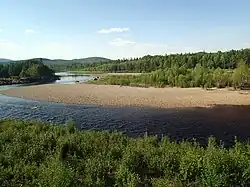 Řeka na horním toku