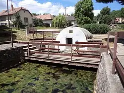 Vyvěračka v obci Štitáre