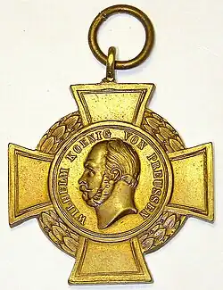 Alsenský kříž (přední strana)