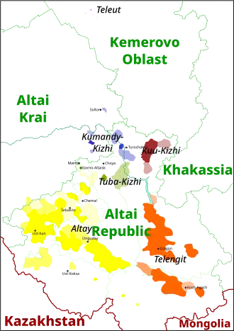 Mapa rozšíření jazyka