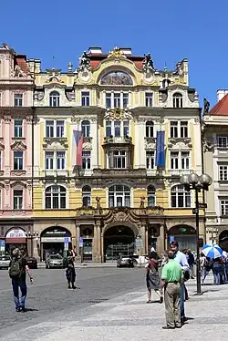 Palác Pražské městské pojišťovny na Staroměstském náměstí, nyní Ministerstvo pro místní rozvoj