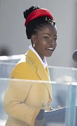 Amanda Gormanová (20. ledna 2021)