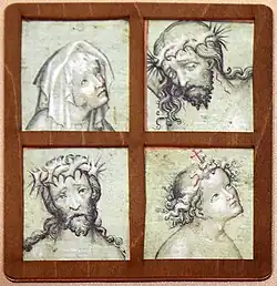 Ambraský náčrtník (detail)