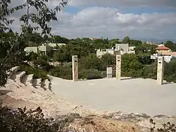 Amfiteátr ve vesnici Koranit na vrcholu Har Šechanja