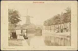 Mill De Spiering od Spiegelgrachtu, 1872
