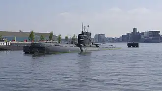 Ponorka třídy Zulu dochovaná v Amsterdamu