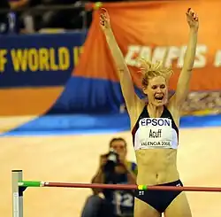 Amy Acuffová na halovém MS 2008