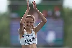 Aníta Hinriksdóttir na juniorském ME 2013