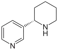Strukturní vzorec alkaloidu anabasinu