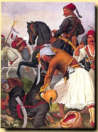 Andreas Metaxas bojuje před Lalasem