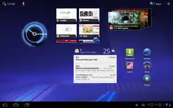 Android 3.0 běžící na Motorola Xoom