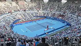 Lotosový kurt během China Open