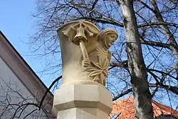 Pomník Anežky České v Poděbradech.