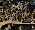 Fra Angelico, Thebaida s poustevníky, kolem 1420