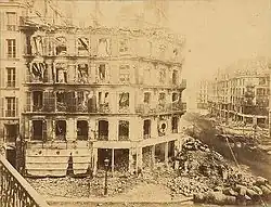 Ruiny na rohu St. Martin a Rivoli