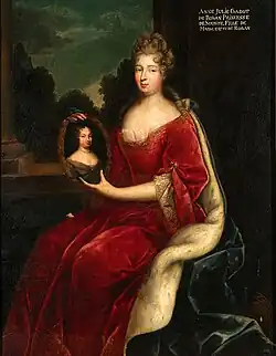 Portrét Anny de Rohan-Chabot na zámku Sychrov