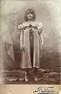 Anna Korecká - primabalerína Národního Divadla, rok 1907