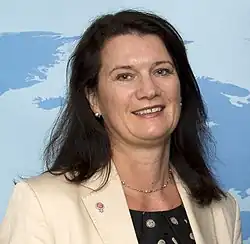 Ann Lindeová (5. září 2016)