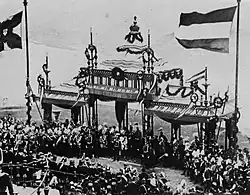 Slavnostní odhalení, Niederwald, 1883