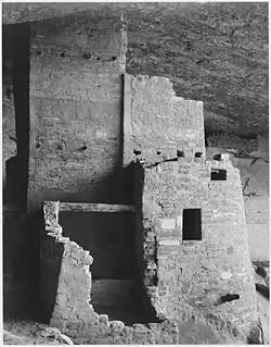 Cliff Palace, národní park Mesa Verde, 1941