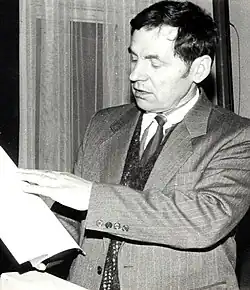 Kazimieras Antanavičius 19. května 1990 v Litvě