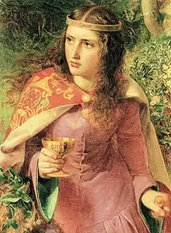 Eleonora Akvitánská na obraze Fredericka Sandyse