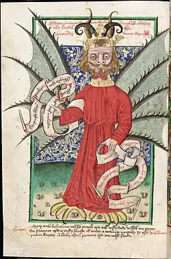 Satan rozdává odpustky, fol. 71v