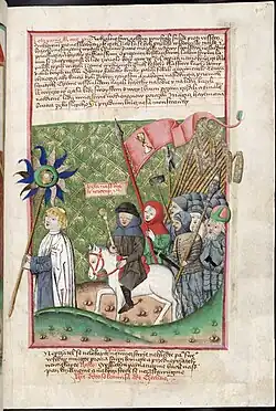 Jan Žižka v čele husitských vojsk, fol. 76r