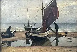 Antonín Chittussi Bretaňští rybáři (1880)