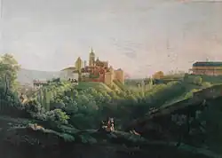 Pohled na Pražský hrad od východu