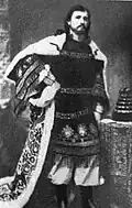Antonín Vávra jako Dimitrij Ivanovič v opře Dimitrij (1883)