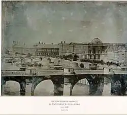 Anton Melbye: Le Pont Neuf, daguerrotypie, 1848