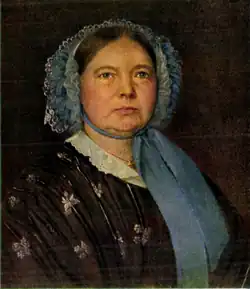 Antonie Kavalírová (portrét od V. Govice z r. 1856)