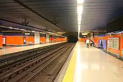 Nástupiště stanice