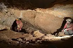 Antzorizské jeskyně (nejspíše vnitřek jeskyně Santa Catalina), Španělsko