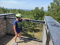 Vyhlídková plošina a výhled na Balstké moře