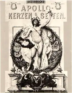Apollo svíčky a mýdla 1899 / Apollo Kerzen und Seifen 1899
