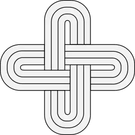 Solomonův uzel, znak jorubského království