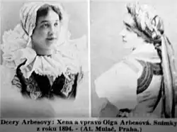 Xena a Olga Arbesovy, 1894