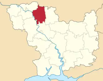 Poloha rajónu v Mykolajivské oblasti