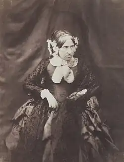 Arcivévodkyně Klementina Habsbursko-Lotrinská, cca 70. léta 19. století.