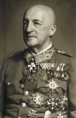 arcivévoda Josef August Rakouský v roce 1943