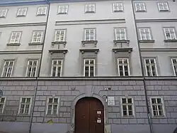 Budova archivu ve Veleslavínově ulici