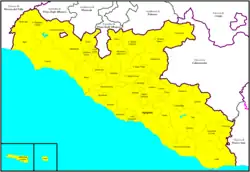 Arcidiecéze Agrigento na mapě